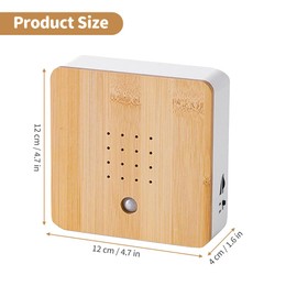 KBIBCK Vogelgezwitscher Bewegungsmelder, Vogelgezwitscher Box, Naturgeräusche Box mit Wandhalterung, Naturgeräusche Box Mit Bewegungsmelder, Naturgeräuschebox Vogel Gesang Vogelgesang&Waldquelle