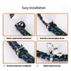 4 Pack Hanger Bracket Assembly Rubber Cushion Stainless Steel Airpower