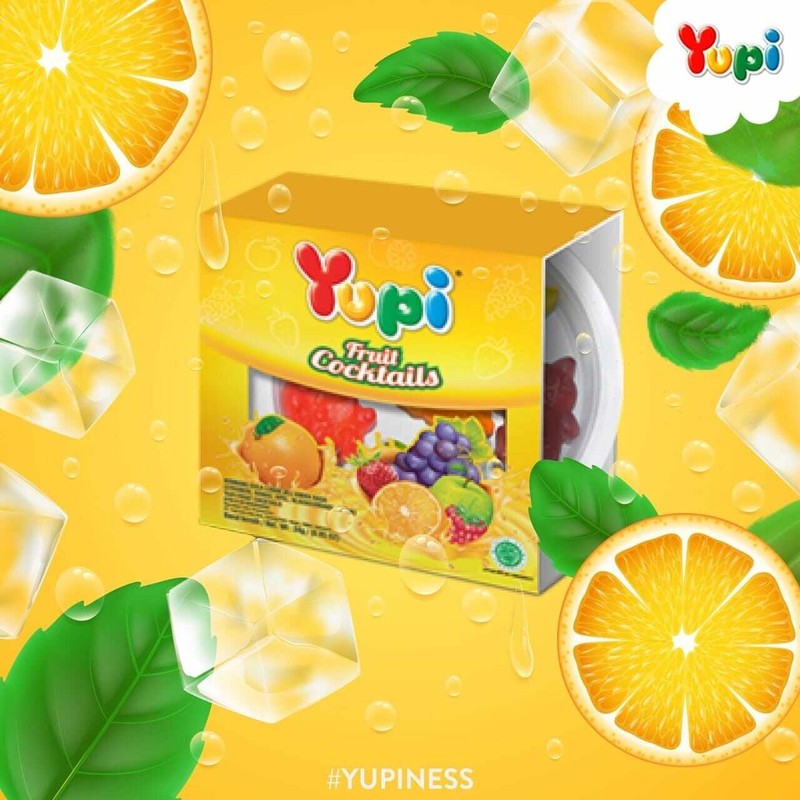 Yupi Fruit Cocktail Candy 15g*12
