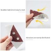EETools 50Pcs P40 Grit Triangle Sanding Pads Hook and Loop
