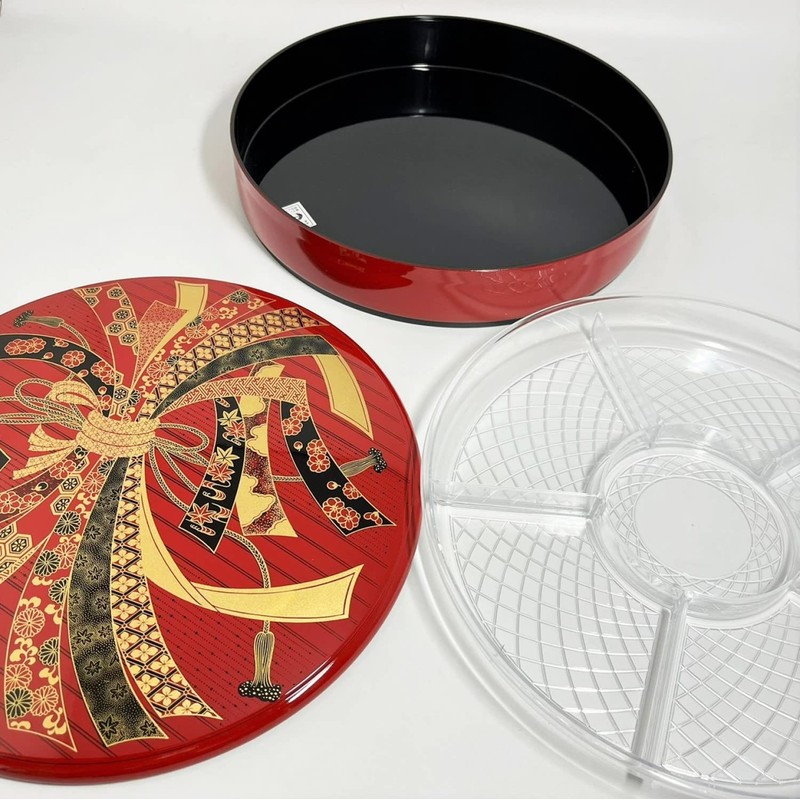 Nakatani Brothers Trading Company Yamanaka Lacquerware 10.0 Sushi Tub (with
