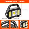 Linterna Recargable Solar | 6 Modos | 1000 Lúmenes |