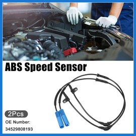 VekAuto Front Left Right Car ABS Wheel Speed Sensor Fit for Mini Cooper Countryman 2011-2016 for Mini Cooper Paceman 2013-2016 No.34529808193 - Pack of 2 Auto Accessories
