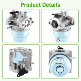 GCV160 Carburetor for Honda HRR216 HRT216 HRS216 Engine GCV160A GCV160LA Lawn Mower Power Washer Replace 16100-Z0L-023, Manual Choke