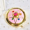 Espejo Abatible de Maquillaje Anime con Estrella de Cristal -
