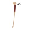 Lion Head Alloy Shoehorn Ergonomic Curves Metal Long Shoehorn with
