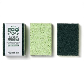 Mr.Eco MartiniSPA 2 x Pulp and Strong Fibre Sponges 30g