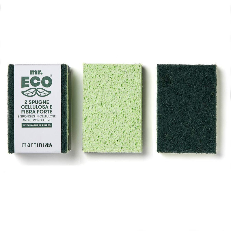 Mr.Eco MartiniSPA 2 x Pulp and Strong Fibre Sponges 30g