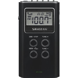 Sangean DT-180 AM/FM Pocket Radio (Certified Refurbished)