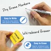 HOMiDEK Magnetic Whiteboard for Fridge, 3 Pack Small Magnetic Dry