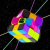 3 x 3 Stickerless Neon 80s Mod Puzzle Cube -