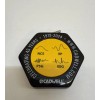 Cadwell Mini Tape Measure Steel Pocket 5ft Measuring Black