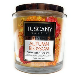 Tuscany Candle Limited Edition Autumn Blossom 14 Ounce Jar Candle