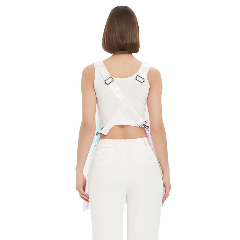 MIKI WELL Cross-back Adjustable Apron With 3 Pockets Hair Salon