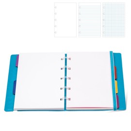 Filofax A5 Plain Notes for Refillable Notebook - White