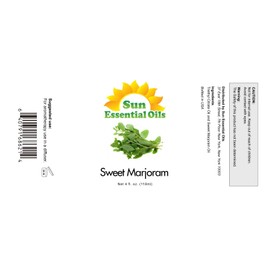 Sun Essential Oils 4oz - Marjoram (Sweet) Essential Oil - 4 Fluid Ounces