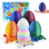Impossmaker 6PCS 3D Printed Easter Dragon Eggs with 3D Printed