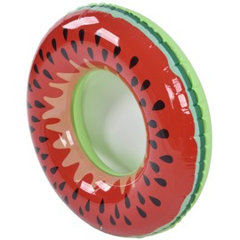 Yosoo Flotadores de Piscina para Niños, Diseño de Sandía Amplia Aplicabilidad Flotadores de Piscina Inflables de PVC Engrosados ​​Colores Vibrantes Ecológicos para el Mar para la