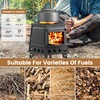 Camping Wood Stove, Small Portable Cast Iron Wood Stove: Compact