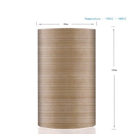Large Size 100mm x 12yards ;100% Quality Assurance; PTFE Coated Fiberglass Teflon Tape,high Temperature Tape;Drying Mechanical Conveyor Belt; Welding Sealing Tape; 100mm*12Yards*0.16mm; -196℃ - +300℃ (100mm x 12yards x 0.16mm) …
