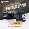 Rexka 10pcs A Pillar Trim Hardware Windshield Moulding Retaining Clips