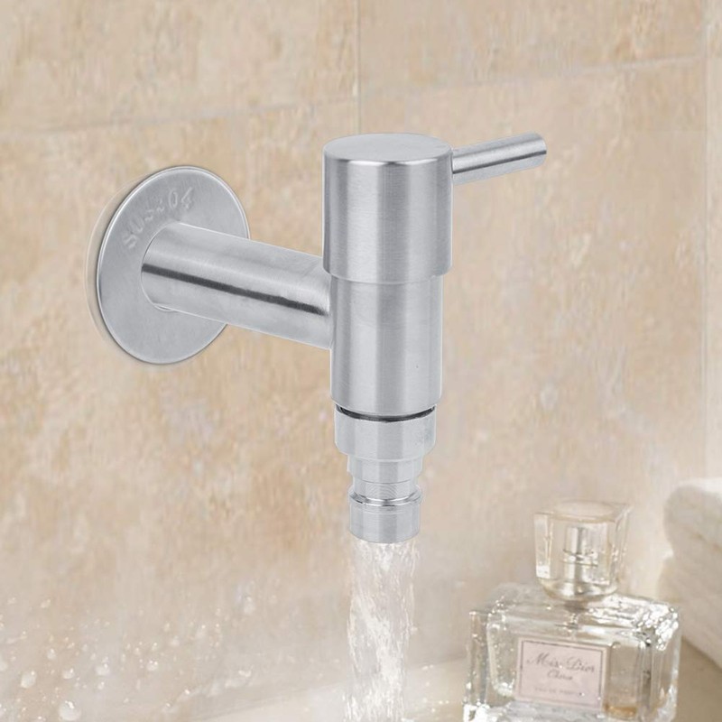Aigid Wall Tap - Washing Machine Single Cold Tap Solid