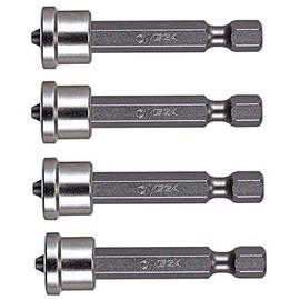 Drywall Screw Bit. VEGA Professional Grade ¼ Inch Hex Shank Phillips #2 Drywall Screw Setter. Drywall Drill Bit Tools for Plasterboard. 150P2C-4 (Pack of 4)