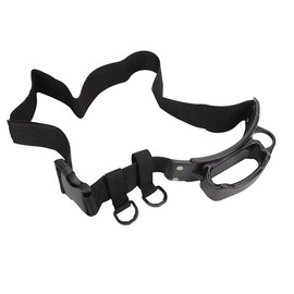 ANCLLO Adjustable Oxford Cloth Wading Belt for Men Fishing Kayaking Surfing, black