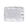 Beatriz Ball Giftables Organic Pearl Rect Engraved Tray- Girlfriends, Giggles,