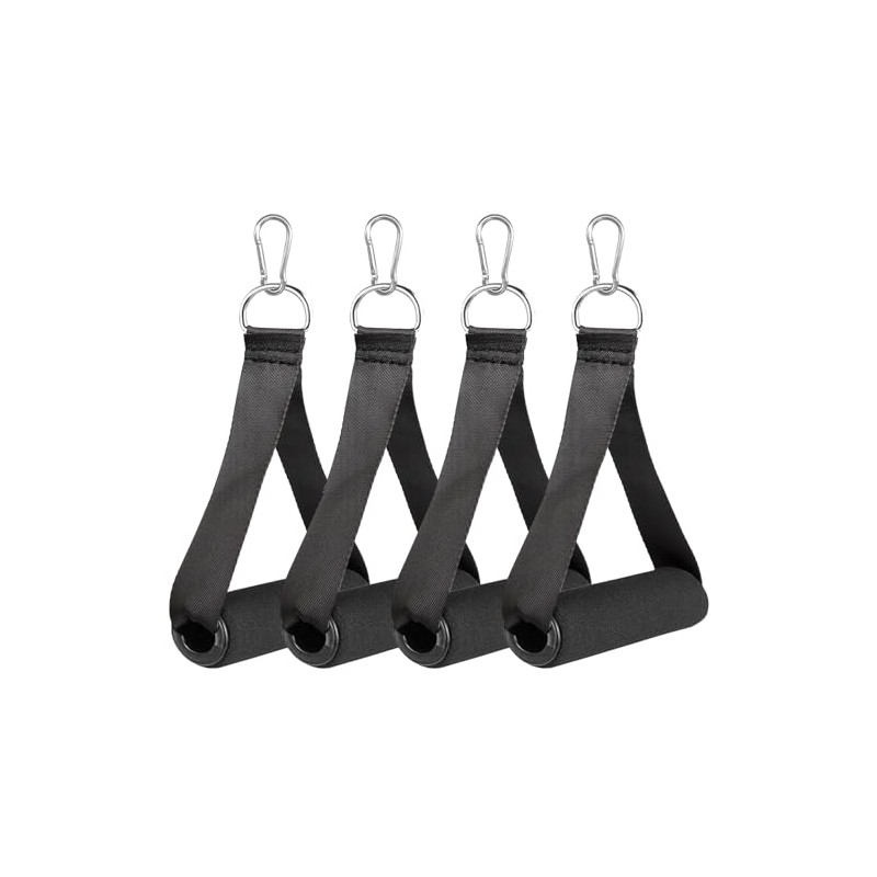 BLMHTWO 4PCS Gym Exercise Handles, Heavy Duty Cable Handle Attachments