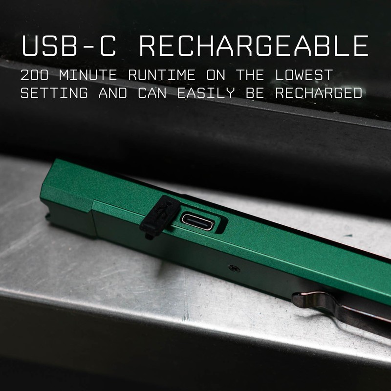 Monstrum Tracer Pen 1000 Lumens Slim Pocket Flashlight | Gunmetal