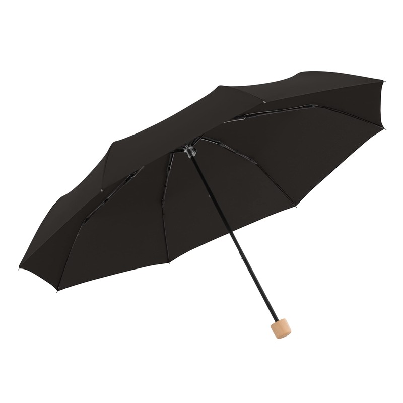 Doppler Nature Mini Pocket Umbrella 25 cm, Simply Black