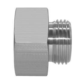 Beduan Garden Hose Adapter, 3/4" GHT Male(O.D:1.06”) x 1" NPT Female Connector(I.D:1.1921"”),GHT to NPT Adapter Stainless Steel Pipe Fittings Connect(Pls Check the size chart!)