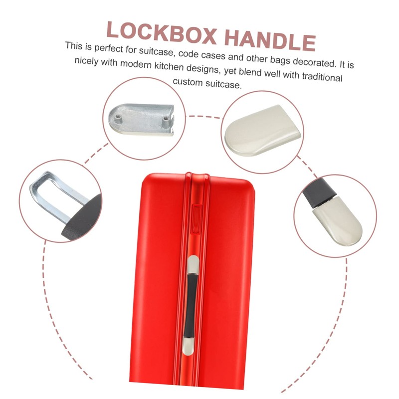 NOLITOY 2pcs Alloy Suitcase Handles for Luggage Durable Replacement Knobs