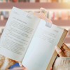 Transparent Book Clip, Clear Book Page Holders for Reading Portable