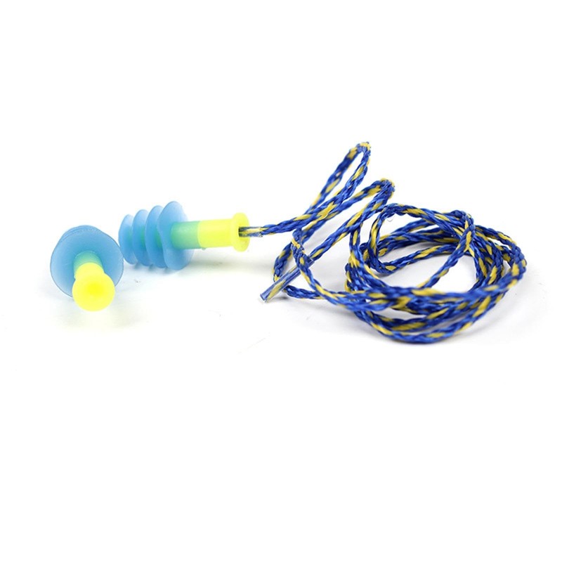 Perfeclan -Ear Plugs Reusable with Cord Comfortable Noise Cancelling Soft