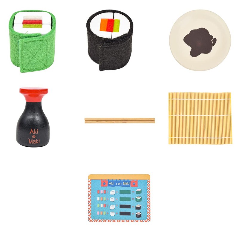 Djeco keukenaccessoire sushi kraam Aki et Maki