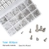 800pcs Tiny Screws for Electronics, M1/M1.2/M1.4/M1.6/M1.7 Very Small Phillips Pan