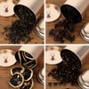 JUXYES Pack of 6 Tea Tins Canister with Airtight Double