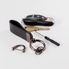 MING DI Genuine Leather Car Keychain (Night black)
