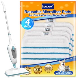 4 x Black and Decker Steam Mop Wipes for Black Decker Steam Mop fsm1630s Steam Mop Alternative to FSMP20