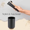 Bamboo-Based Black Padang Vanity Bathroom Tumbler Cup - Ideal as