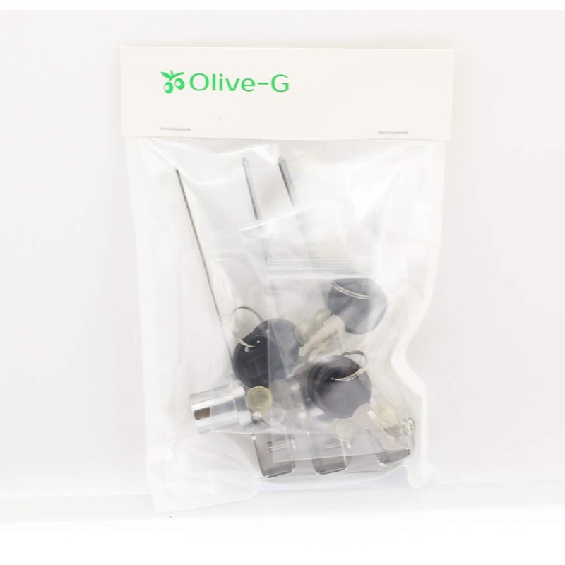 Olive-G Showcase Cabinet Key Locks Set of 3