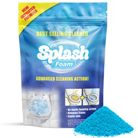 Splash Foam Toilet Cleaner - Self Activating Cleaning Powder for Toilet Bowl Cleaning