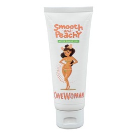 SMARTER THAN A ROCK CaveWoman Smooth & Peachy After Shave Gel for Women (90mL) - Post-Shave Protection Soothing Moisturizer with Tea Tree Oil, Aloe Vera Extract, and Peach Essence