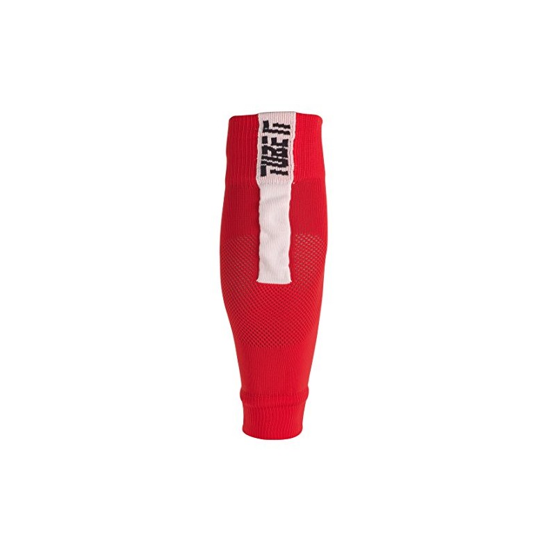 Uhlsport Unisex Tube It Sleeve Socks - Red/White, Size 45-47