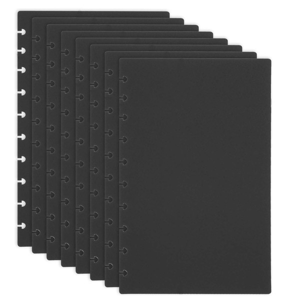 PATIKIL 4 Pair Discbound Notebook Cover, 7.24" x 9.51" Medium