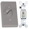 Sigma Engineered Solutions 14216 Weatherproof 1-Gang Toggle Cover Kit with