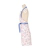 Francfranc Flower Cotton Full Apron Pink