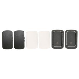 Battery Free Wireless Doorbell 2 for 2 Waterproof Self Generating Doorbell for Home Apartments Businesses Classrooms